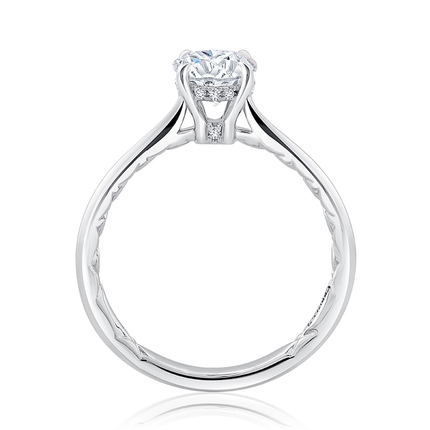A. Jaffe Engagement Rings in White Gold containing Diamond MECOV2211Q/410B