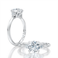 A. Jaffe Engagement Rings in White Gold containing Diamond MECRD2542/161