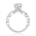A. Jaffe Engagement Rings in White Gold containing Diamond 446354