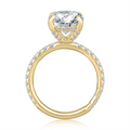 A. Jaffe Engagement Rings in Yellow Gold containing Diamond MECOV3026L/471B-14Y