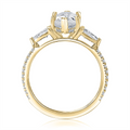 A. Jaffe Engagement Rings in Yellow Gold containing Diamond MECMQ3098T/268-14Y
