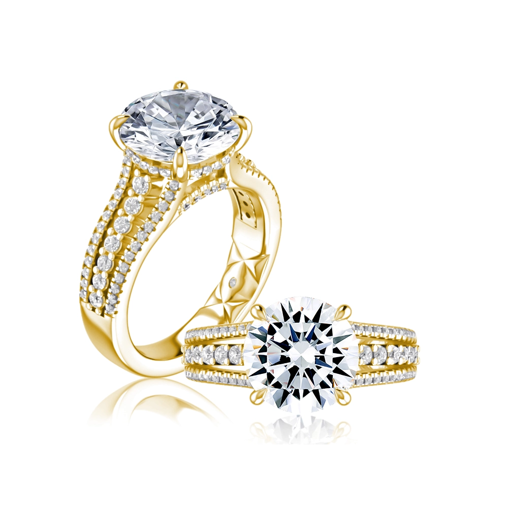 A. Jaffe Engagement Rings in Yellow Gold containing Diamond MECRD3110L/460-14Y