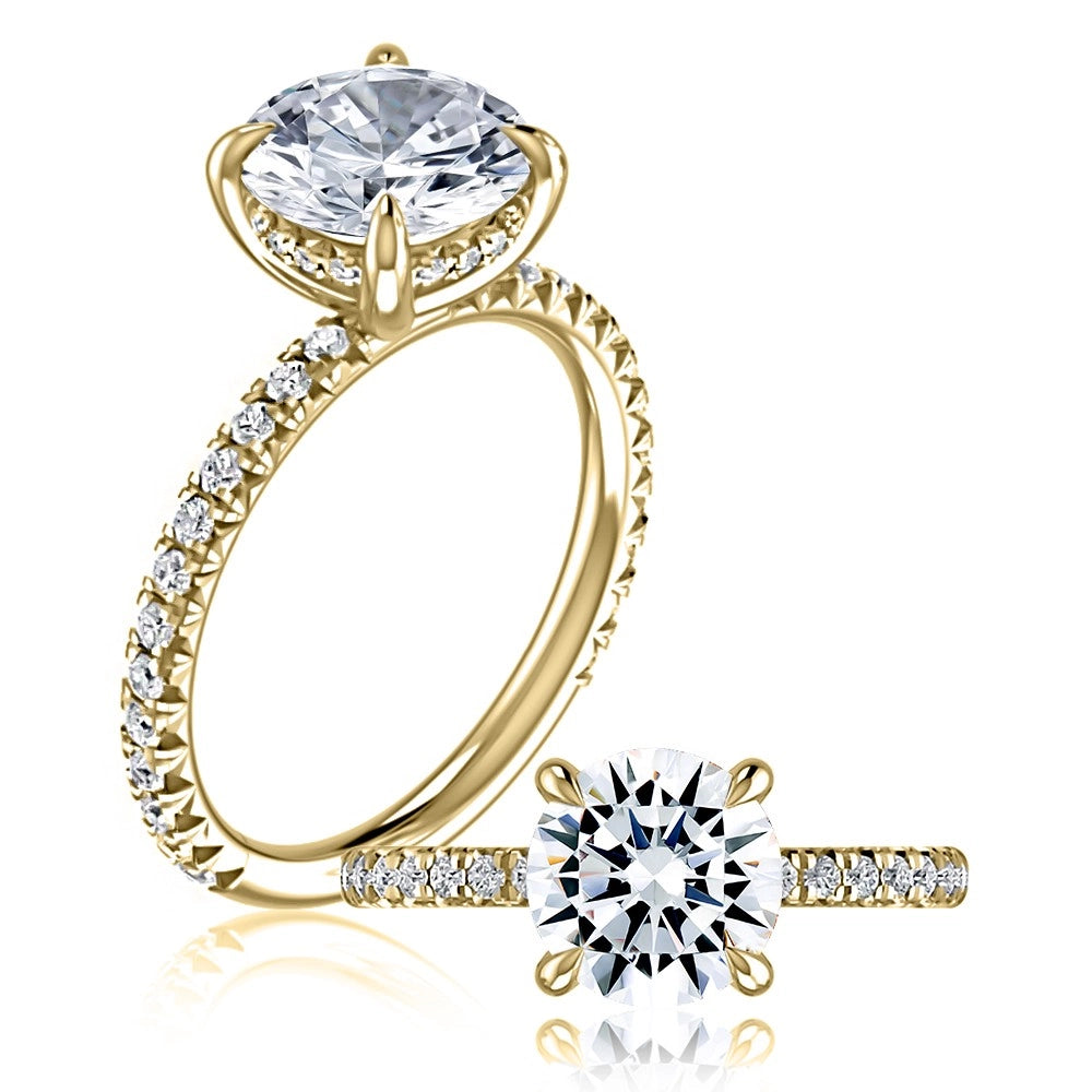 A. Jaffe Engagement Rings in Yellow Gold containing Diamond MECRD3114T/339-14Y
