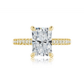 A. Jaffe Engagement Rings in Yellow Gold containing Diamond MECRA3128L/372D-14Y