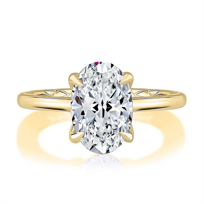 A. Jaffe Engagement Rings in Yellow Gold MECOV3411Q/200-14Y