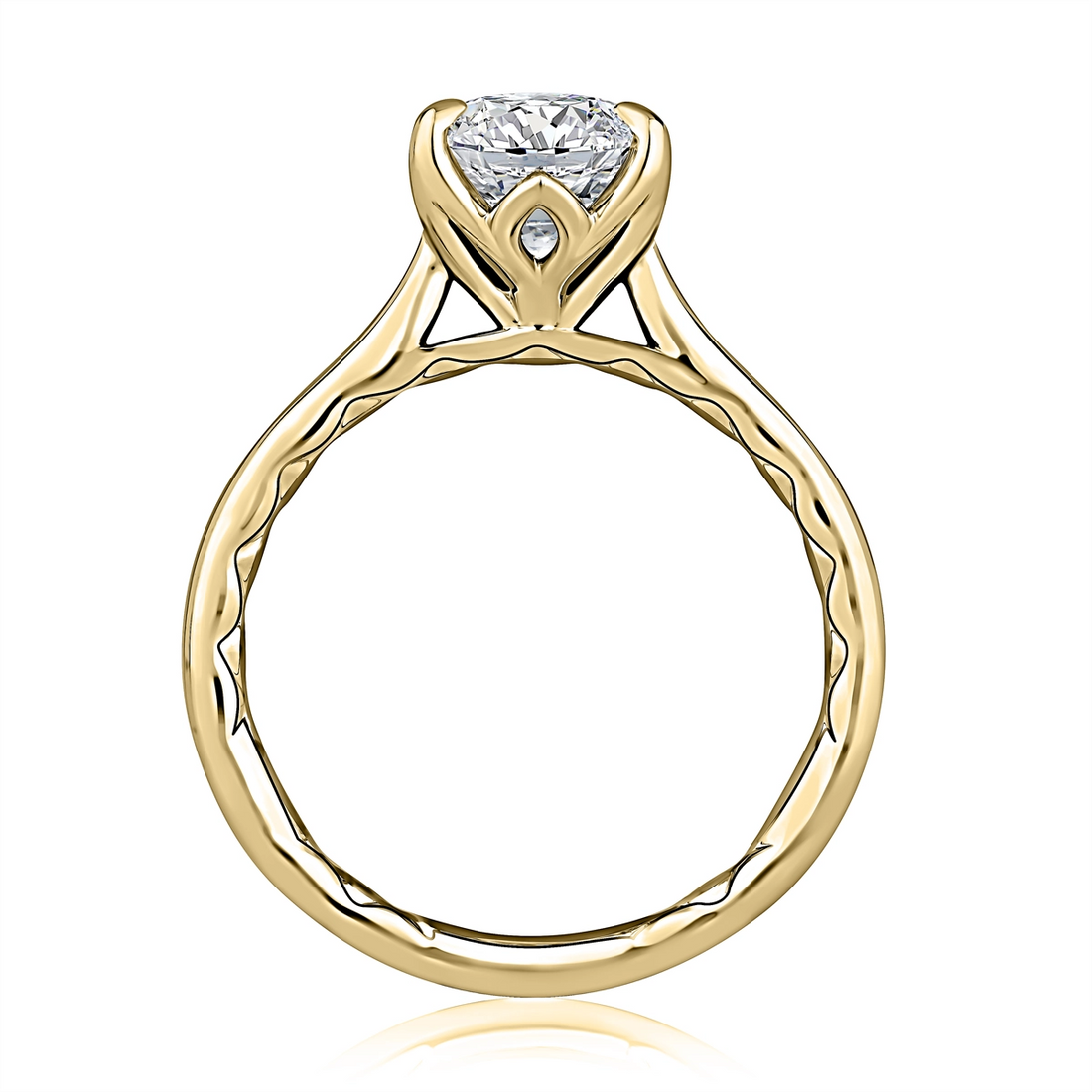 A. Jaffe Engagement Rings in Yellow Gold MECOV3411Q/200-14Y