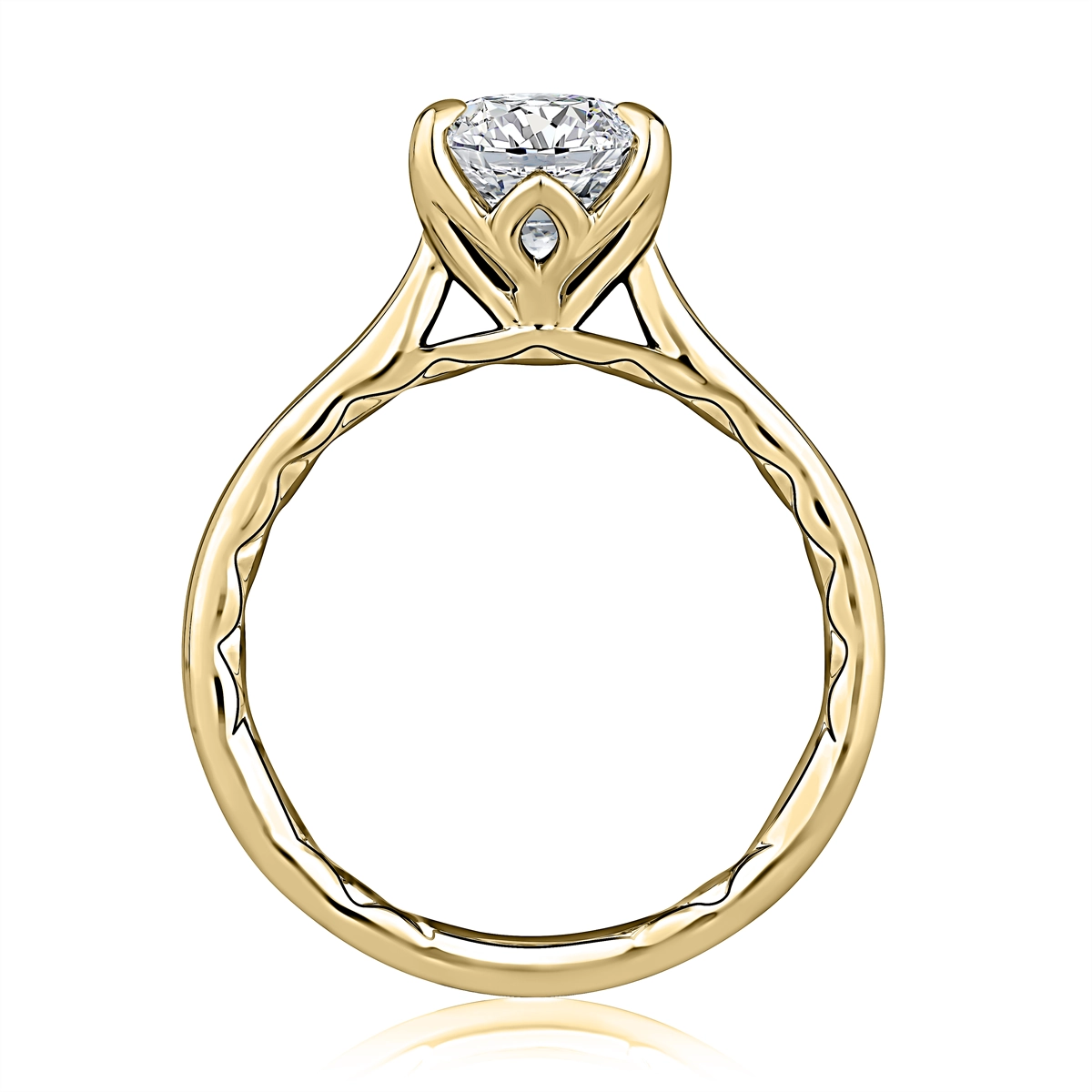 A. Jaffe Engagement Rings in Yellow Gold MECOV3411Q/200-14Y