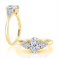 A. Jaffe Engagement Rings in Yellow Gold containing Diamond MECOV2603Q/250-14Y