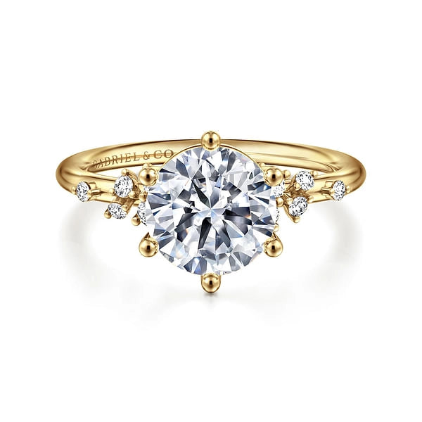 Gabriel & Co Engagement Rings in Yellow Gold containing Diamond ER15973R6Y44JJ