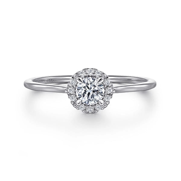 Gabriel & Co Engagement Rings in White Gold containing Diamond LR51264W45JJ