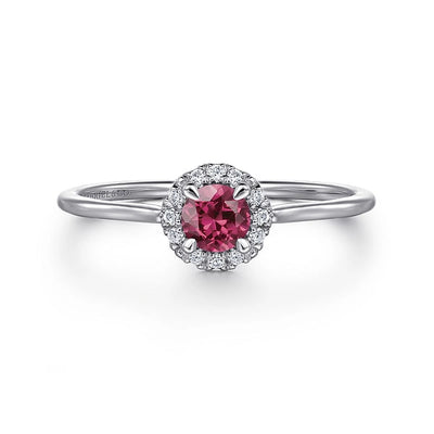 Gabriel & Co Rings in White Gold containing Pink tourmaline, Multi-gemstone, Diamond LR51264W45PT