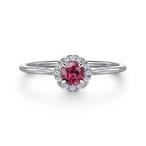 Gabriel & Co Rings in White Gold containing Pink tourmaline, Multi-gemstone, Diamond LR51264W45PT