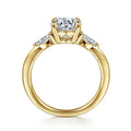 Gabriel & Co Engagement Rings in Yellow Gold containing Diamond ER16198R6Y43JJ