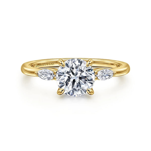 Gabriel & Co Engagement Rings in Yellow Gold containing Diamond ER16198R6Y43JJ