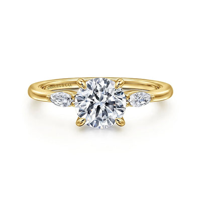 Gabriel & Co Engagement Rings in Yellow Gold containing Diamond ER16198R6Y43JJ