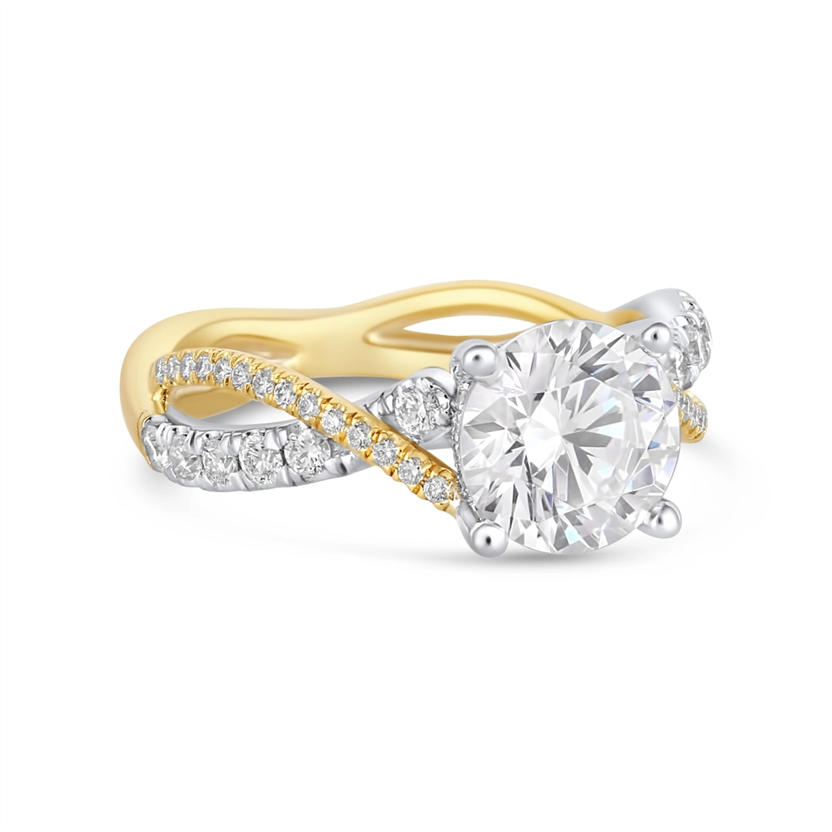 Gabriel & Co Engagement Rings in Mixed Metals containing Diamond ER14460R8M44JJ