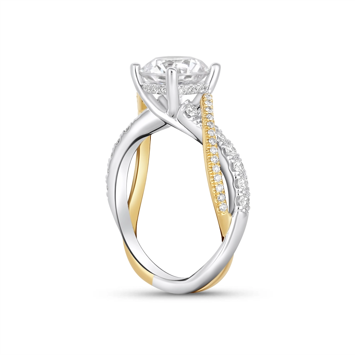 Gabriel & Co Engagement Rings in Mixed Metals containing Diamond ER14460R8M44JJ