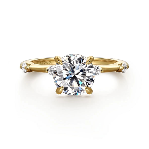Gabriel & Co Engagement Rings in Yellow Gold containing Diamond ER16431R8Y44JJ