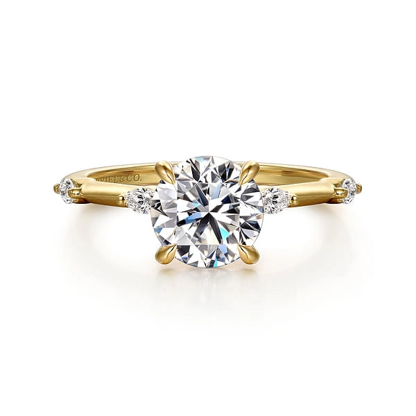 Gabriel & Co Engagement Rings in Yellow Gold containing Diamond ER16432R6Y43JJ