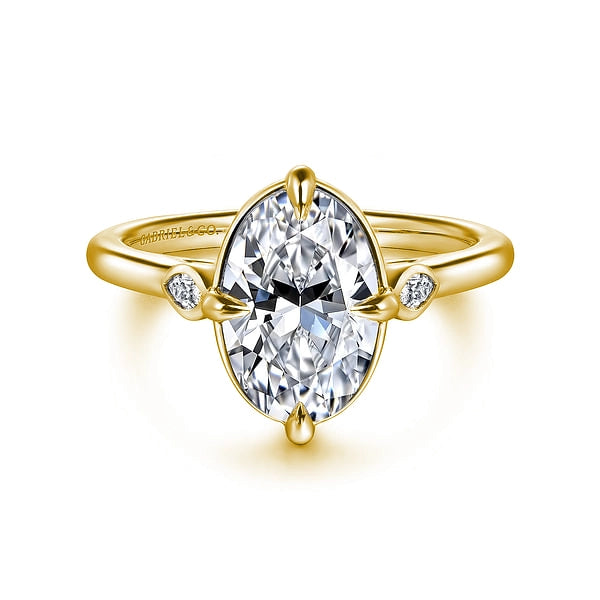 Gabriel & Co Engagement Rings in Yellow Gold containing Diamond ER16429O8Y43JJ