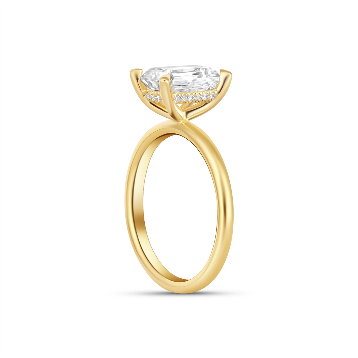 Gabriel & Co Engagement Rings in Yellow Gold containing Diamond ER15739E8Y44JJ