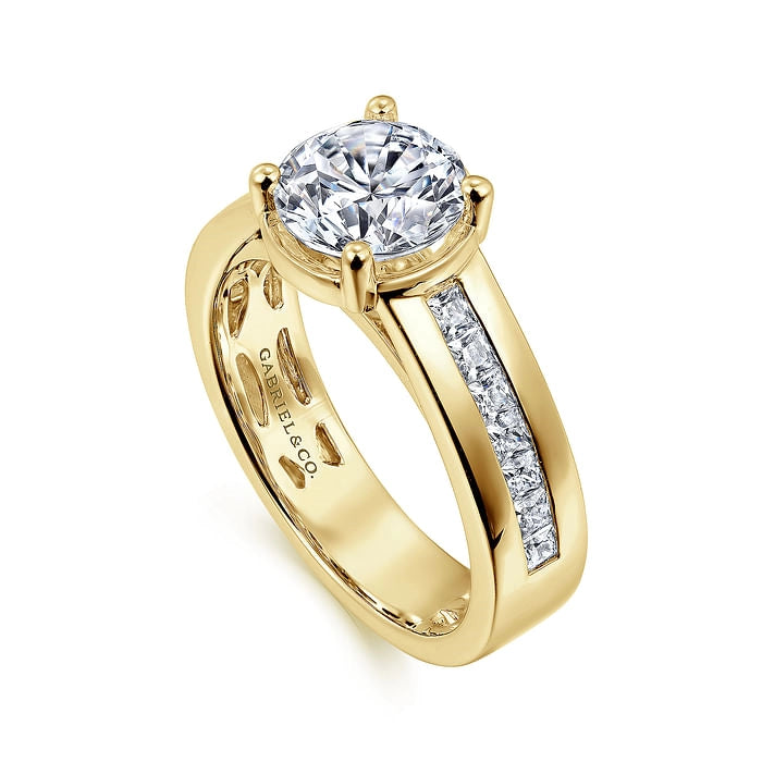 Gabriel & Co Engagement Rings in Yellow Gold containing Diamond ER16328R6Y44JJ