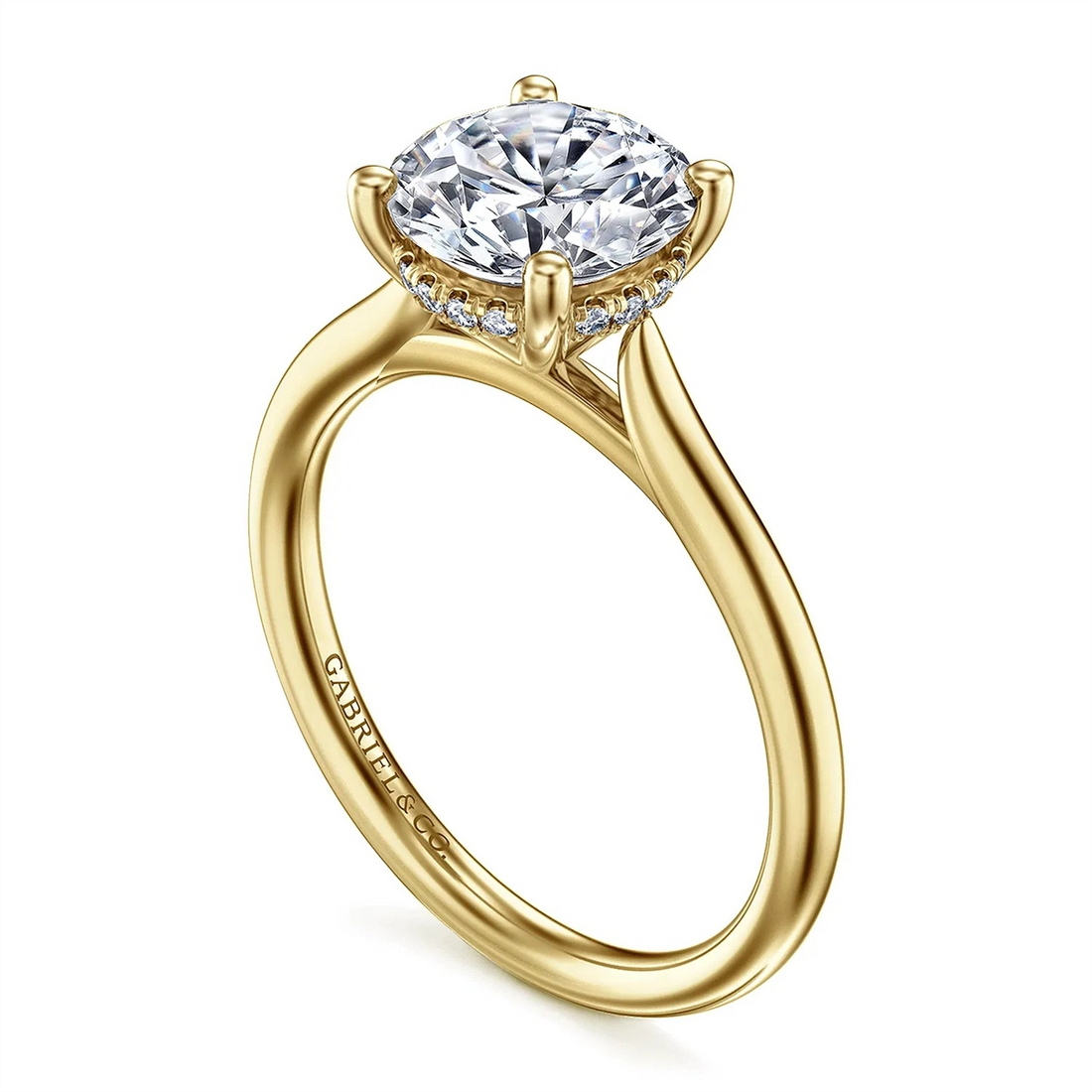 Gabriel & Co Engagement Rings in Yellow Gold containing Diamond ER16512R8Y44JJ