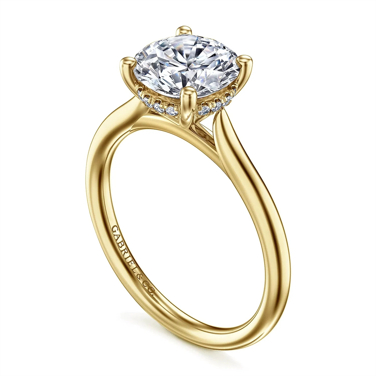 Gabriel & Co Engagement Rings in Yellow Gold containing Diamond ER16512R8Y44JJ
