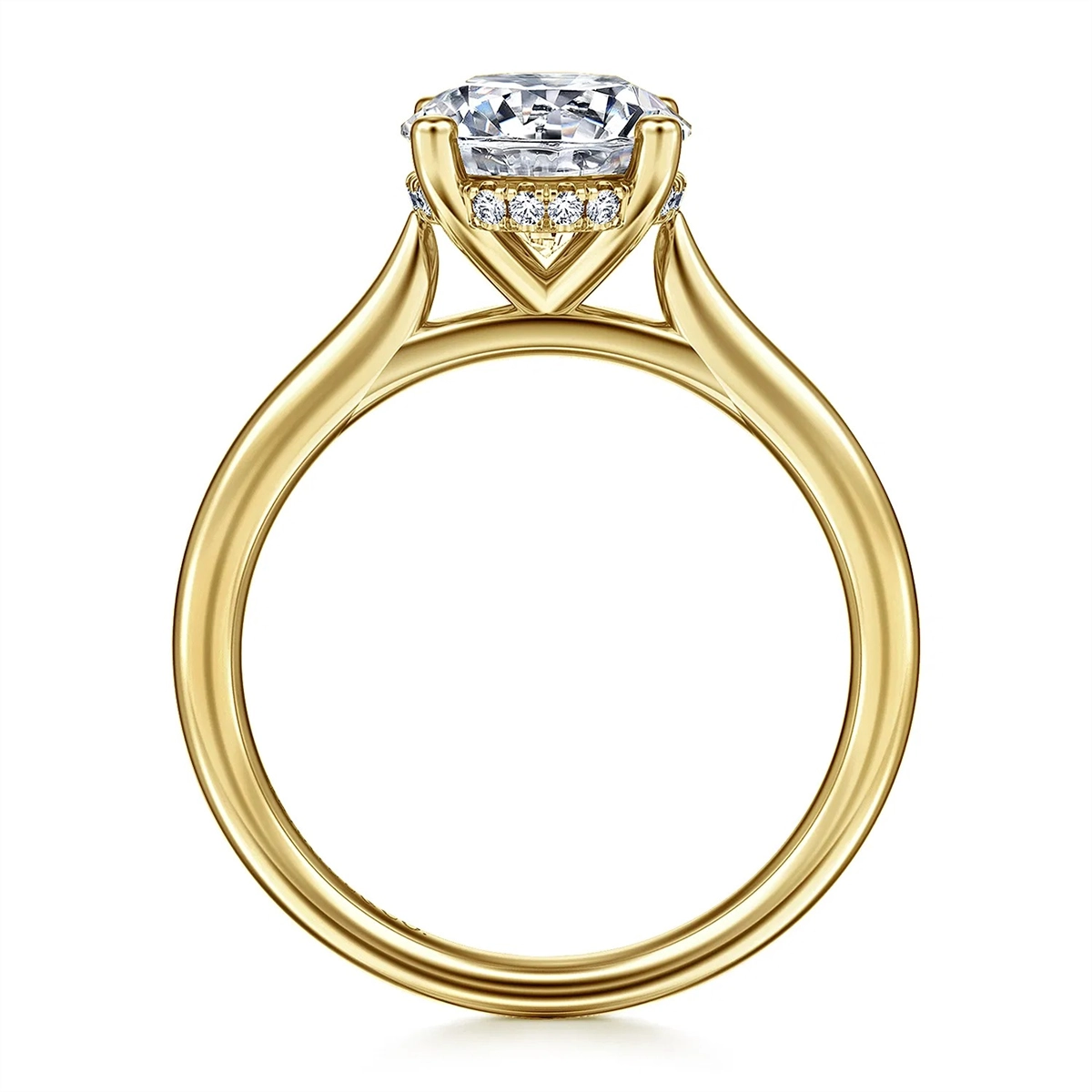 Gabriel & Co Engagement Rings in Yellow Gold containing Diamond ER16512R8Y44JJ