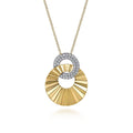 Gabriel & Co Necklaces in Mixed Metals containing Diamond NK7555M45JJ