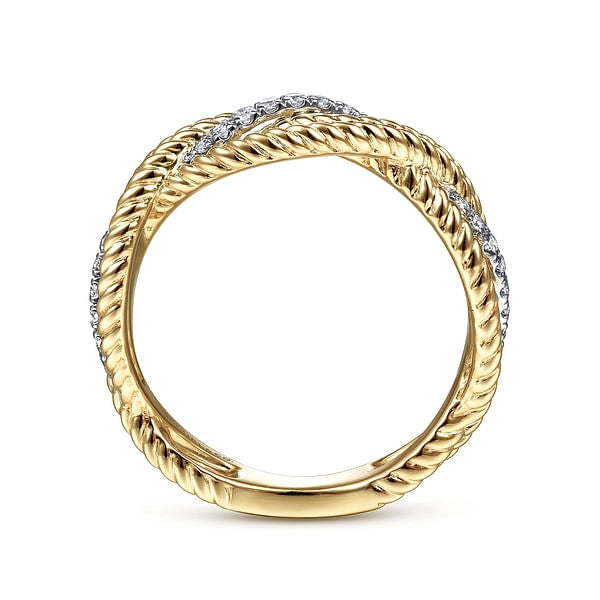 Gabriel & Co Rings in Yellow Gold containing Diamond LR51732M45JJ