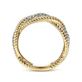 Gabriel & Co Rings in Yellow Gold containing Diamond LR51732M45JJ