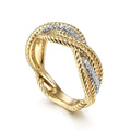 Gabriel & Co Rings in Yellow Gold containing Diamond LR51732M45JJ