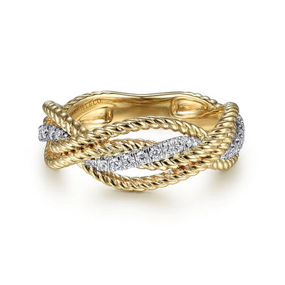 Gabriel & Co Rings in Yellow Gold containing Diamond LR51732M45JJ