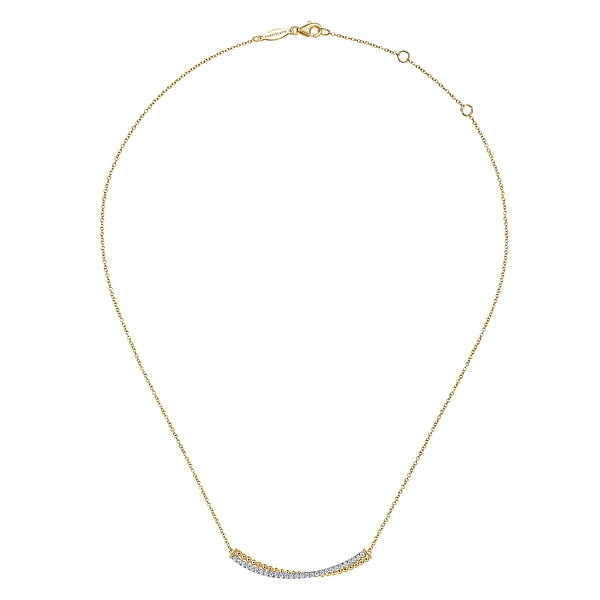 Gabriel & Co Necklaces in Mixed Metals containing Diamond NK6367M45JJ