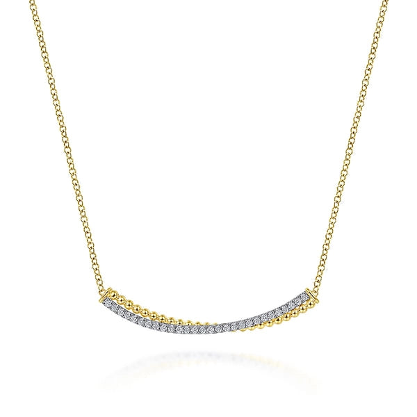 Gabriel & Co Necklaces in Mixed Metals containing Diamond NK6367M45JJ