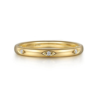 Gabriel & Co Rings in Yellow Gold containing Diamond LR52547Y45JJ