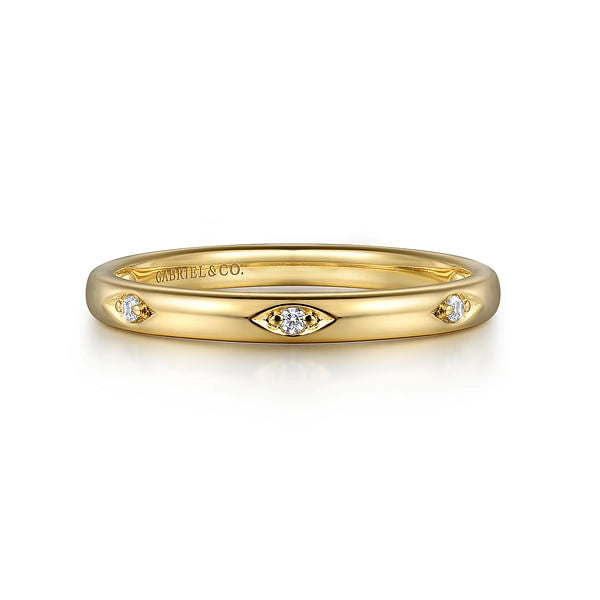 Gabriel & Co Rings in Yellow Gold containing Diamond LR52547Y45JJ