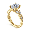Gabriel & Co Engagement Rings in Yellow Gold containing Diamond ER16195O8Y43JJ