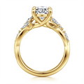 Gabriel & Co Engagement Rings in Yellow Gold containing Diamond ER16195O8Y43JJ