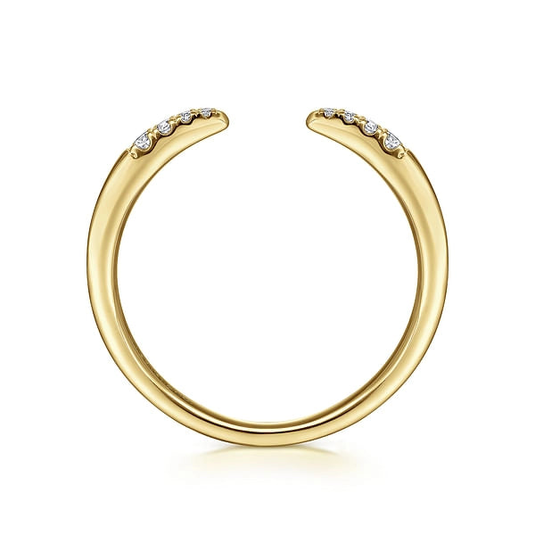 Gabriel & Co Wedding Rings in Yellow Gold containing Diamond LR51177Y45JJ