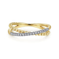 Gabriel & Co Rings in Yellow Gold containing Diamond LR51463Y45JJ