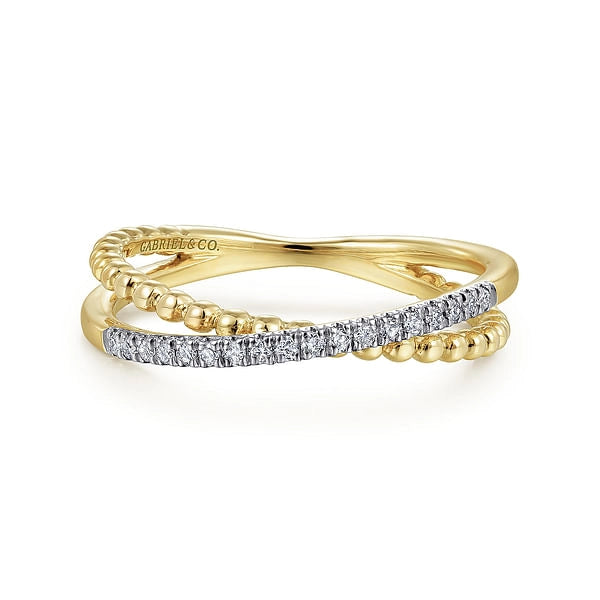 Gabriel & Co Rings in Yellow Gold containing Diamond LR51463Y45JJ