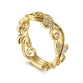 Gabriel & Co Rings in Yellow Gold containing Diamond LR4593Y45JJ