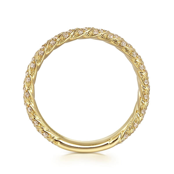 Gabriel & Co Rings in Yellow Gold containing Diamond LR52538Y45JJ