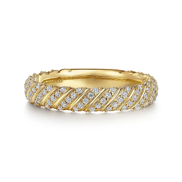 Gabriel & Co Rings in Yellow Gold containing Diamond LR52538Y45JJ