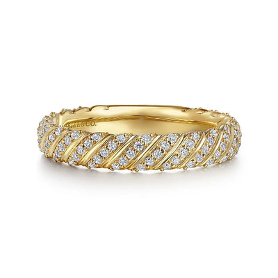 Gabriel & Co Rings in Yellow Gold containing Diamond LR52538Y45JJ