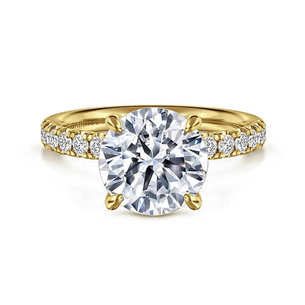 Gabriel & Co Engagement Rings in Yellow Gold containing Diamond ER16572R12Y44JJ