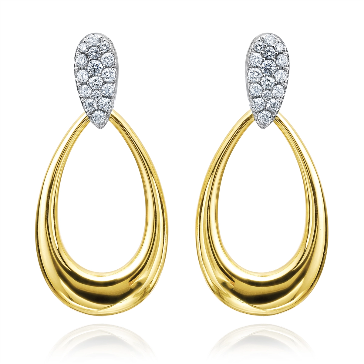 Earrings Earrings in Mixed Metals containing Diamond 446505