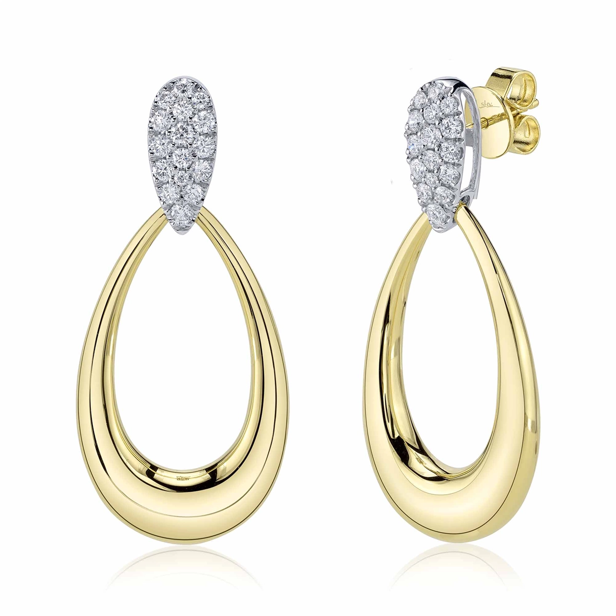 Earrings Earrings in Mixed Metals containing Diamond 446505